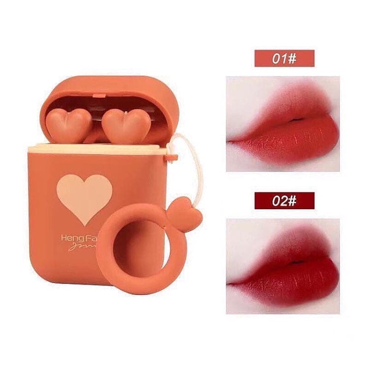 Heng Fang Airpods Lipsticks, 2 Colors Long Lasting Lipsticks, Cute Waterproof Matte Lipsticks Heng Fang Airpods Lipsticks, 2 Colors Long Lasting Lipsticks, Cute Waterproof Matte Lipsticks